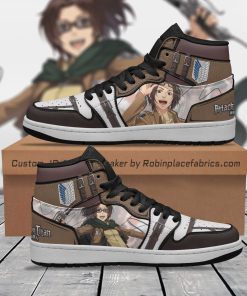 Hange Zoe Attack On Titan Custom Jordan 1 High Sneakers Hange Zoe Attack On Titan Custom Jordan 1 High Sneakers
