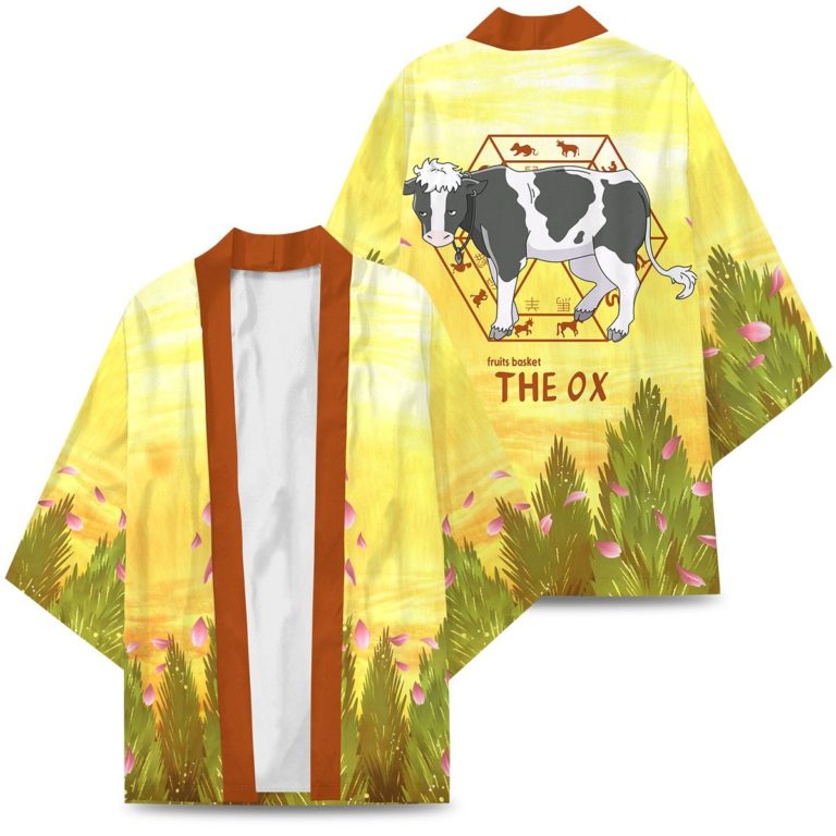 Haru the ox All Over Print AOP Kimono