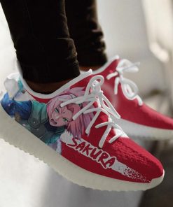 Haruno Sakura Shoes Naruto Anime Yeezy Shoes