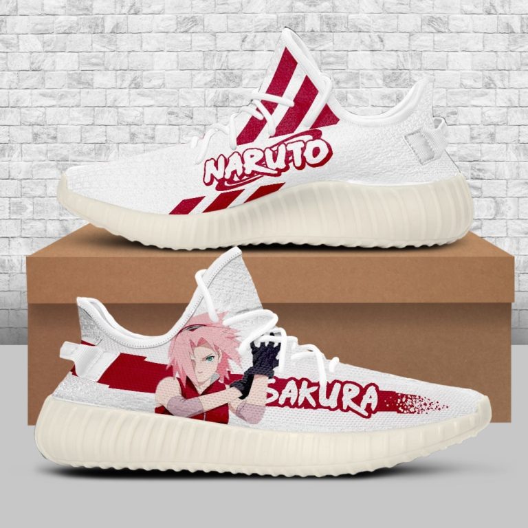 Haruno Sakura Shoes Naruto Custom Yeezy Sneakers