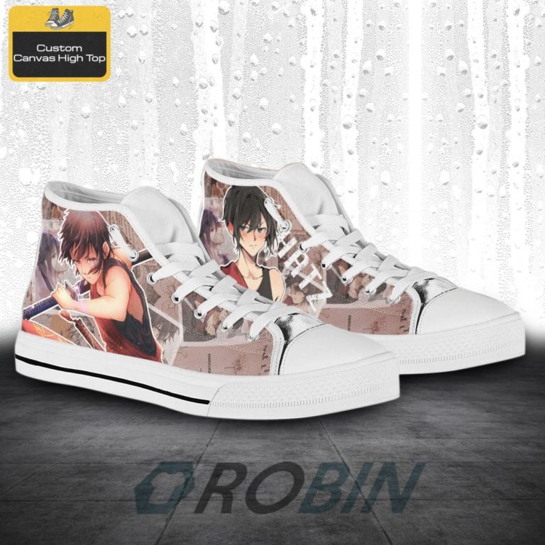 Hatsu Tower of God Anime High Top Canvas Shoes (Kid and Adult size available)