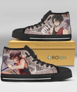 Hatsu Tower of God Anime High Top Canvas Shoes (Kid and Adult size available)