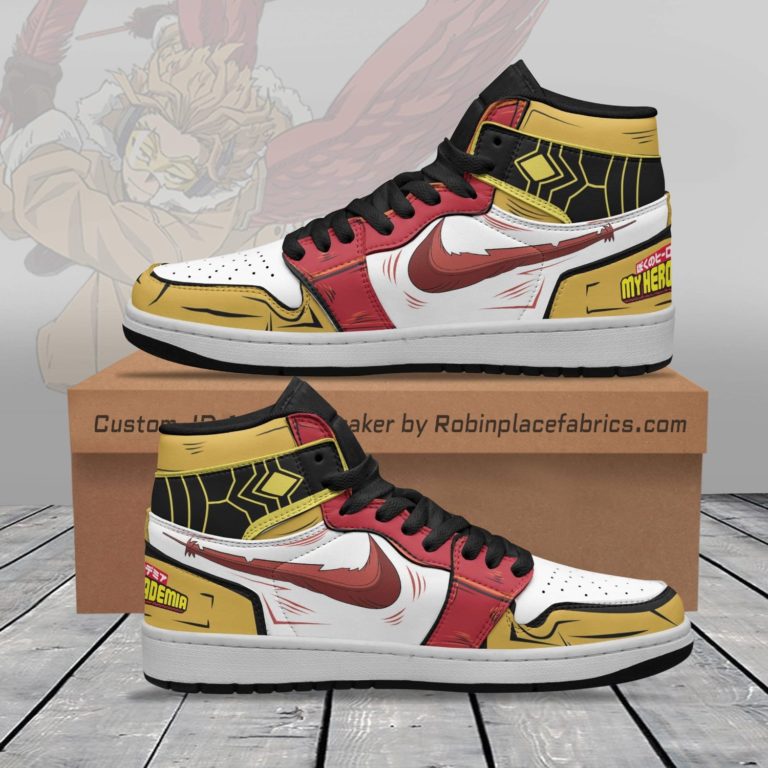 Hawks Keigo Takami Shoes Custom My Hero Academia Anime High JD Sneakers