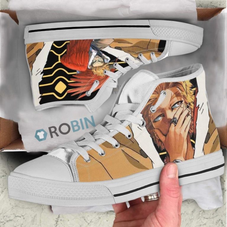 Hawks My Hero Acadamia Anime Canvas High Top Shoes