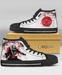 Akatsuki Hidan Canvas High Top Shoes (Kid and Adult size available) Akatsuki Hidan Canvas High Top Shoes (Kid and Adult size available)