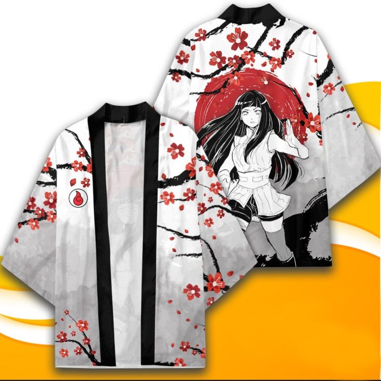 Hinata Hyuga Kimono Custom Japan Style Anime Naruto Kimono Cardigan
