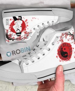 Hinata Naruto Anime High Top Canvas Shoes (Kid and Adult size available) Hinata Naruto Anime High Top Canvas Shoes (Kid and Adult size available)
