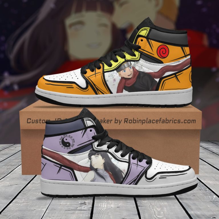 Hinata X Naruto Custom Jordan 1 High Sneaker