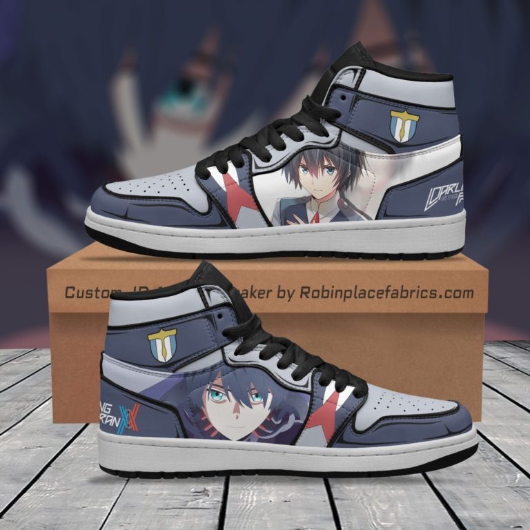 Hiro JD Sneakers Custom Darling In The Franxx Anime Shoes