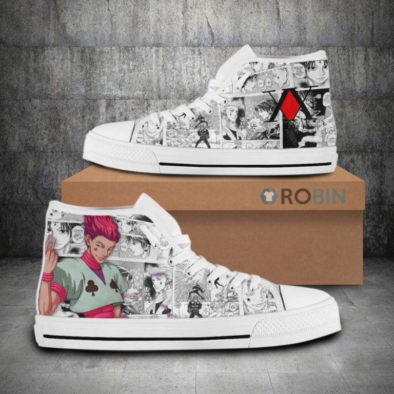 Hisoka Hunter x Hunter Anime Canvas High Top Shoes