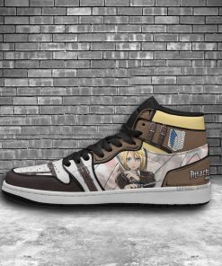 Historia Reiss Attack On Titan Custom Jordan 1 High Sneakers Historia Reiss Attack On Titan Custom Jordan 1 High Sneakers