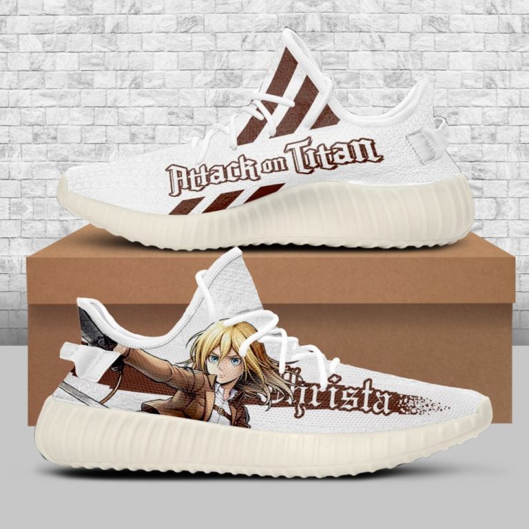 Historia Reiss Shoes Attack On Titan Custom Yeezy Sneakers