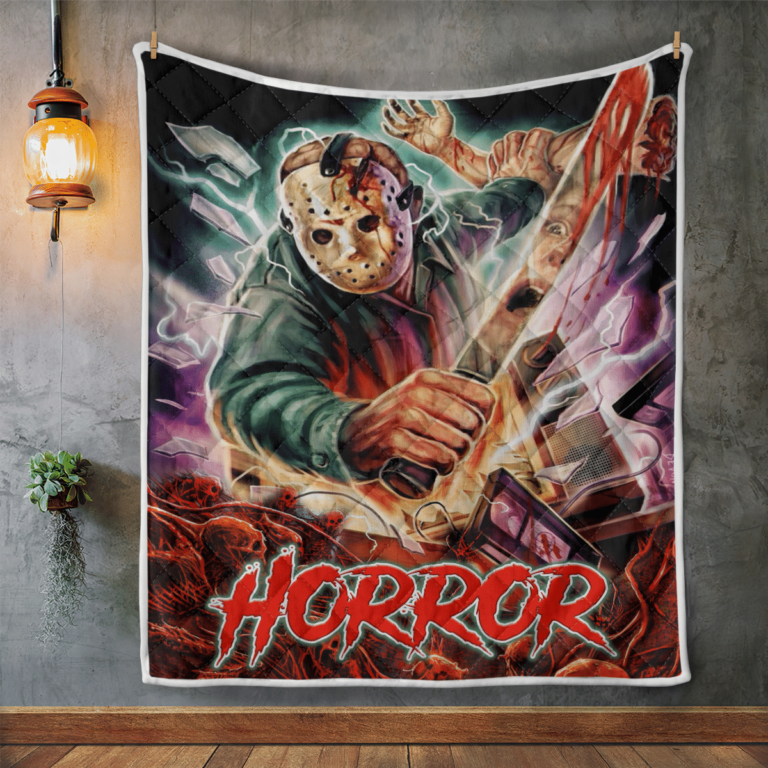 Horror Jason Voorhees 3d Print Quilt Blanket