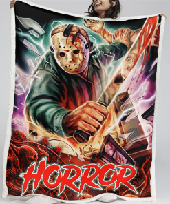 Horror Jason Voorhees 3d Print Quilt Blanket Horror Jason Voorhees 3d Print Quilt Blanket