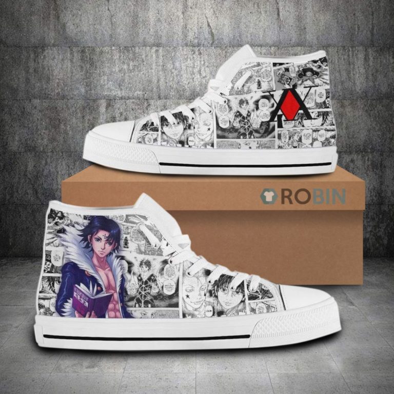 Hunter x Hunter Anime Chrollo Lucilfer Canvas High Top Shoes