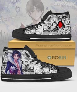 Hunter x Hunter Anime Chrollo Lucilfer Canvas High Top Shoes