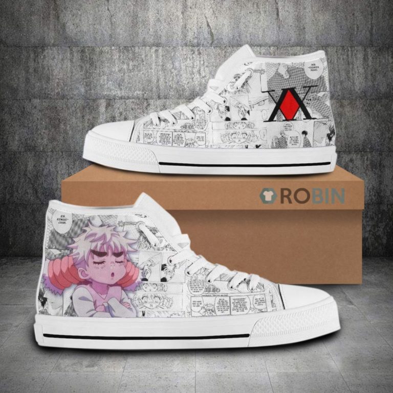 Hunter x Hunter Anime Komugi High Top Canvas Shoes