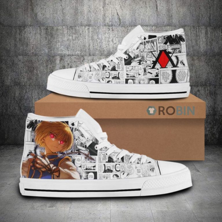 Hunter x Hunter Anime Kurapika Canvas High Top Shoes