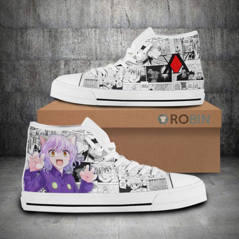 Hunter x Hunter Anime Neferpitou Canvas High Top Shoes