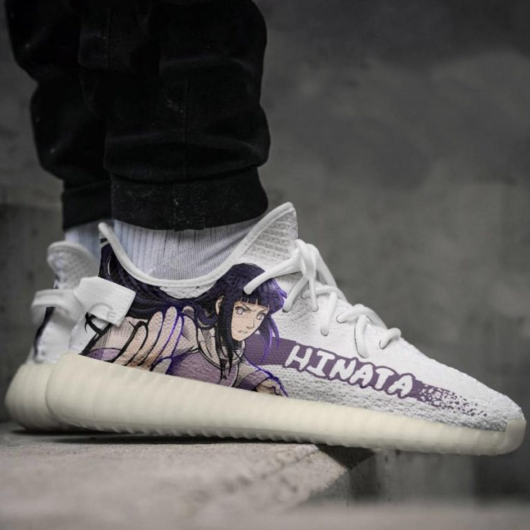 Hyuga Hinata Shoes Naruto Custom Yeezy Sneakers