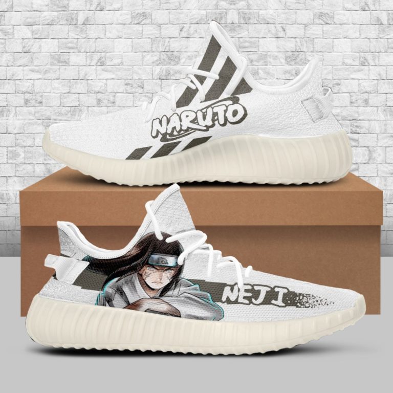 Hyuga Neji Shoes Eyes Naruto Custom Yeezy Sneakers