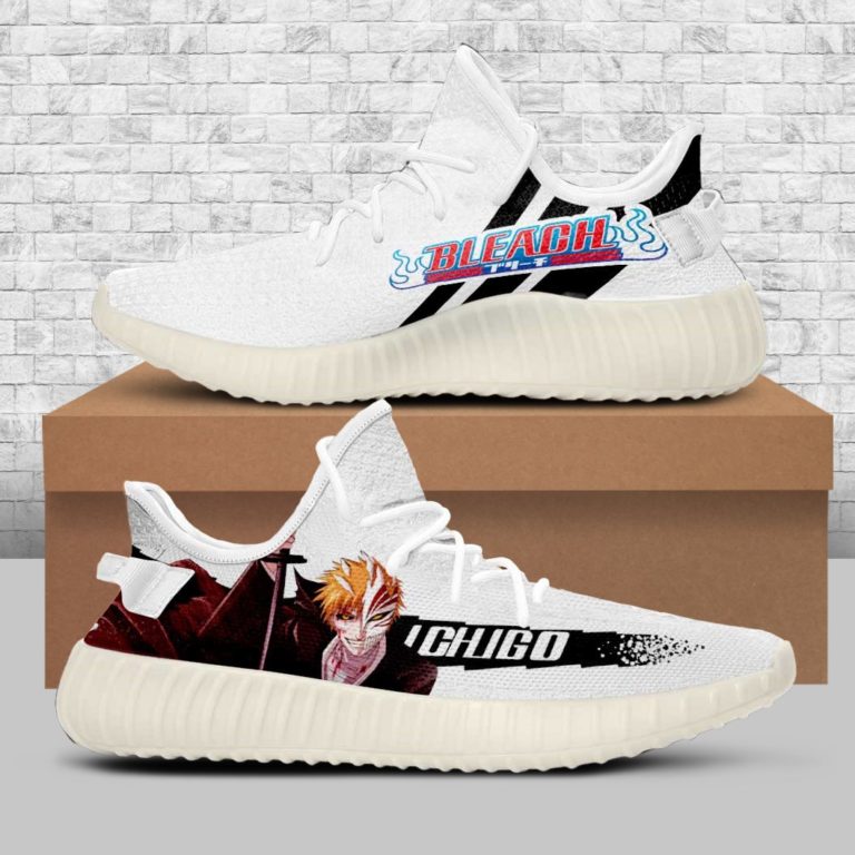 Ichigo Half Hollow Shoes Bleach Custom Yeezy Sneakers