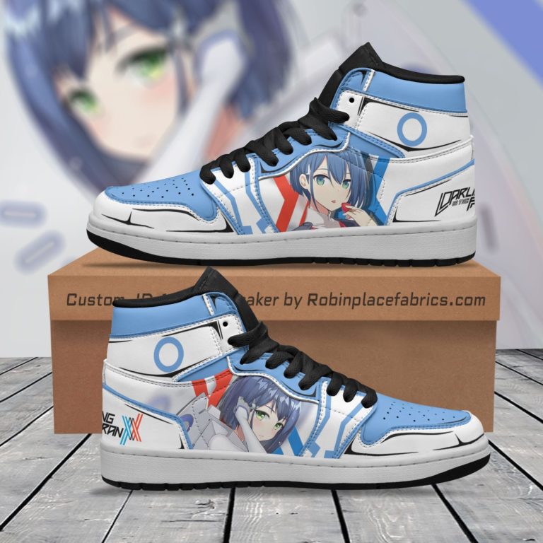 Ichigo JD Sneakers Custom Darling In The Franxx Anime Shoes