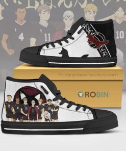 Inarizaki Team Members Haikyuu!! Anime Canvas High Top Shoes (Kid and Adult size available)