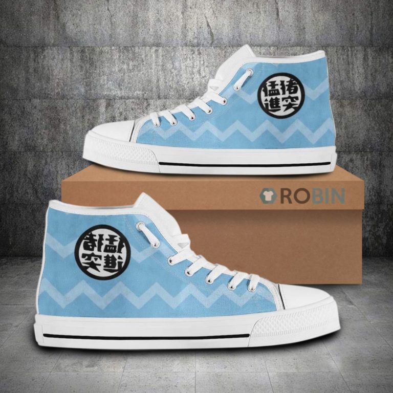 Inosuke Demon Slayer Anime High Top Canvas Shoes (Kid and Adult size available)