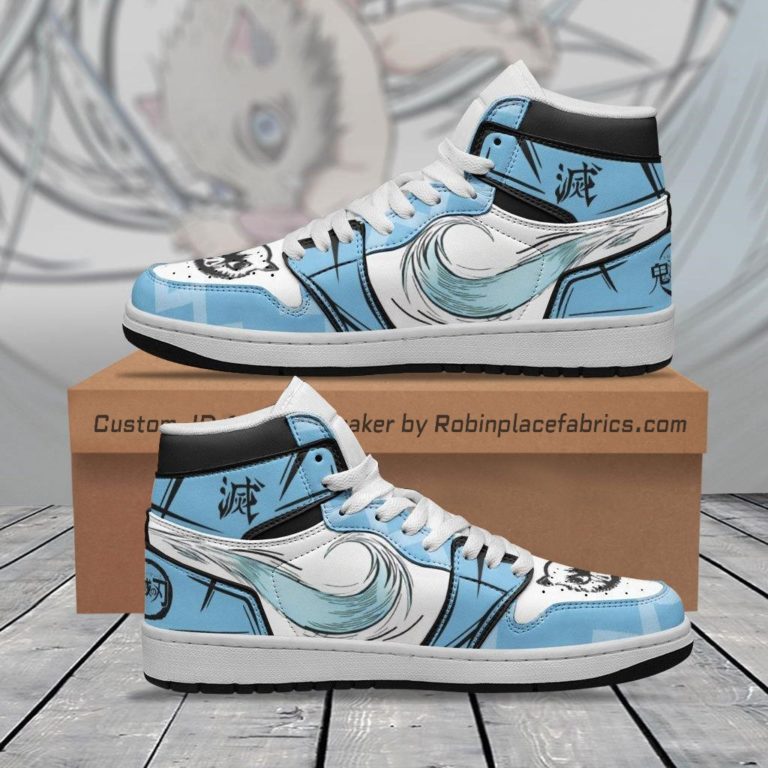 Inosuke Hashibira JD Sneakers Custom Beast Breathing Demon Slayer Anime Shoes