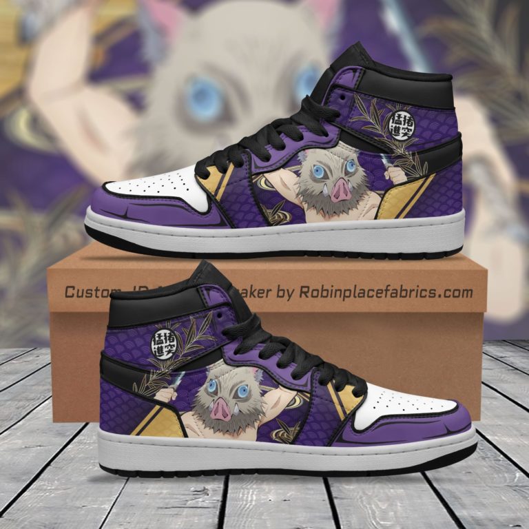 Inosuke Hashibira JD Sneakers Custom Sword Demon Slayer Anime Shoes