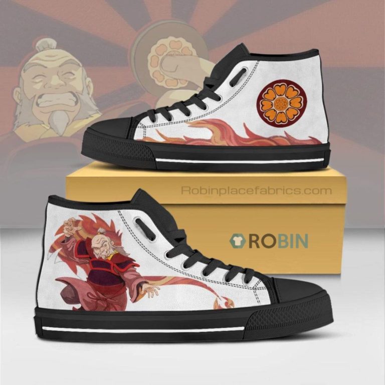 Iroh Avatar The Last Airbender Anime Canvas High Top Shoes