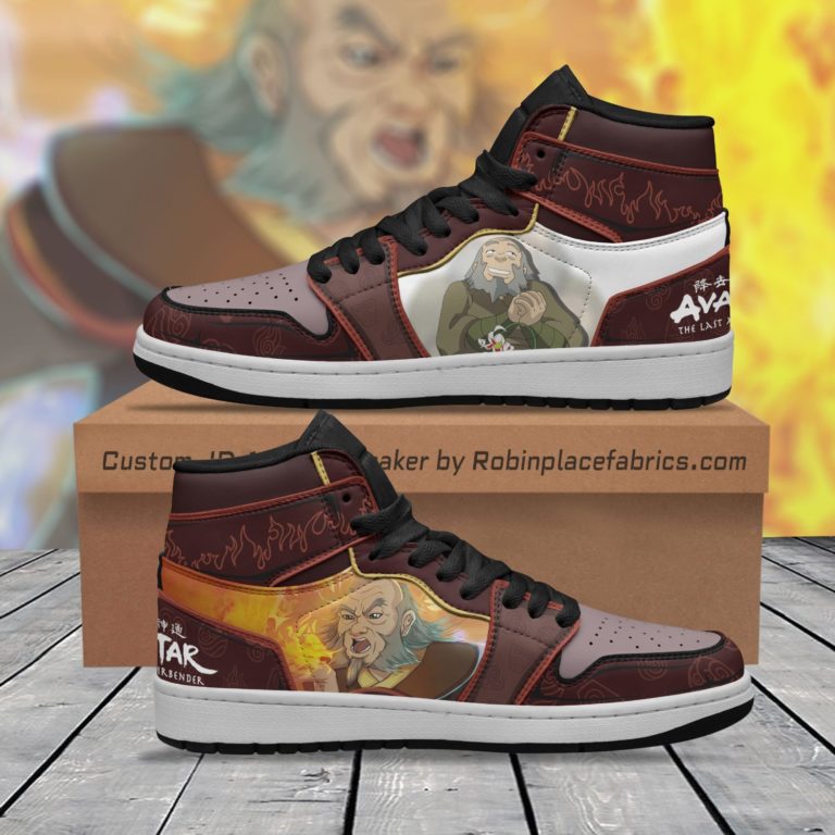 Iroh JD Sneakers Custom Avatar The Last Airbender Anime Shoes