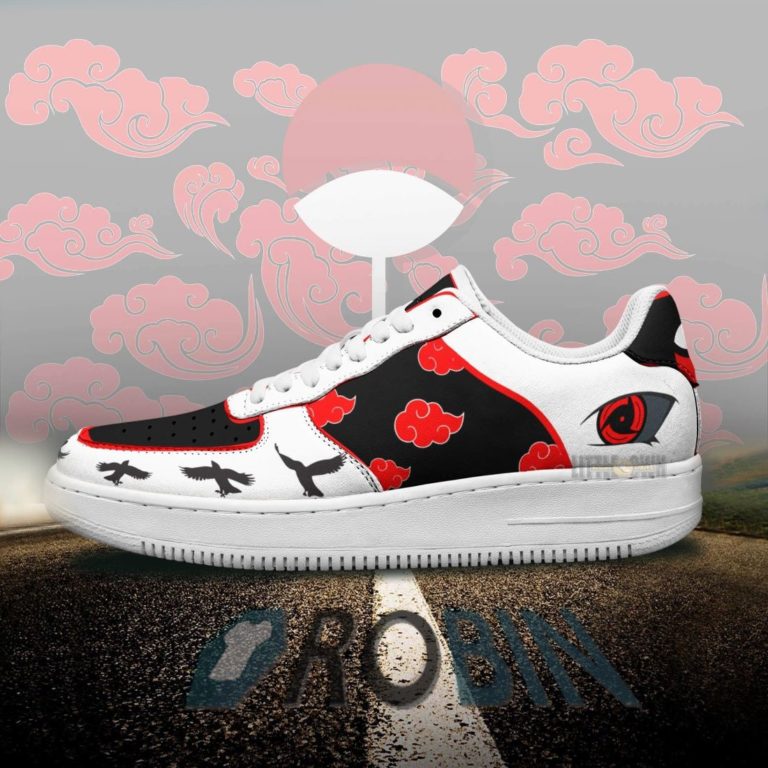 Itachi Air Force Ones Naruto Shoes Akatsuki Custom Anime