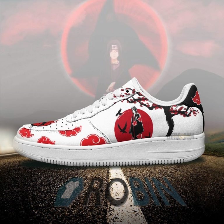 Itachi Air Forces Custom Anime Shoes Akatsuki Naruto