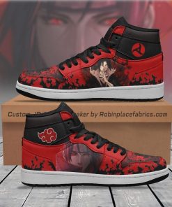 Itachi Amaterasu JD Sneakers Custom Naruto Anime Shoes Itachi Amaterasu JD Sneakers Custom Naruto Anime Shoes