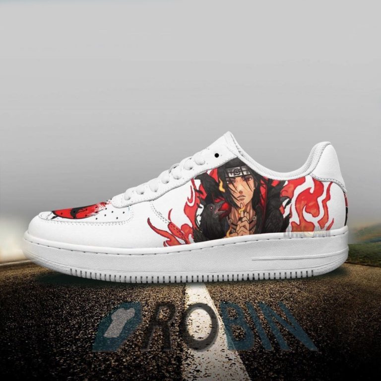 Itachi Uchiha Air Forces Custom Anime Shoes Naruto Shippuden