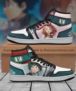Izuku Midoriya Shoes Deku Jordans My Hero Academia Anime Sneakers