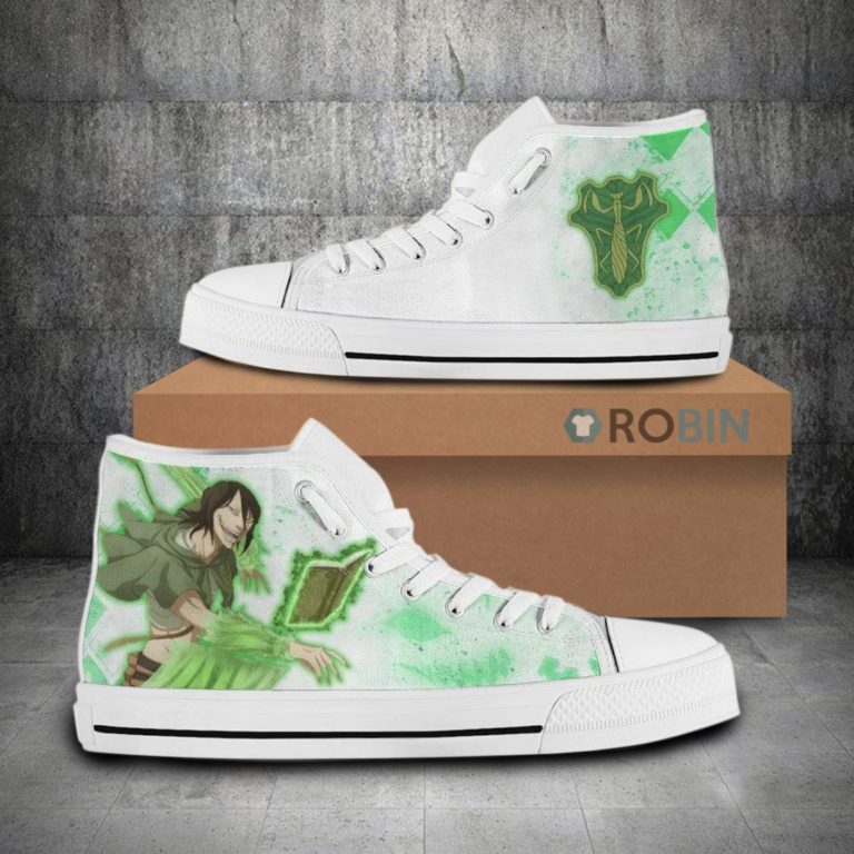 Jack the Ripper Black Clover Anime Canvas High Top Shoes