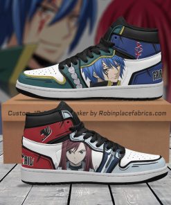Jellal X Erza JD Sneakers Custom Fairy Tail Anime Shoes