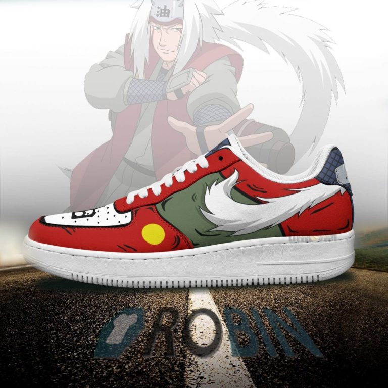 Jiraiya Air Force 1 Sneakers Custom Naruto Anime Shoes