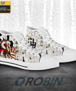 Jiraiya Naruto Anime Mixed Manga Canvas High Top Shoes