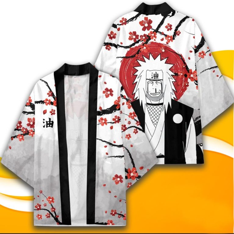 Jiraiya Pervy Sage Kimono Custom Japan Style Anime Naruto Kimono Cardigan