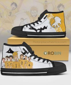 Johzenji Team Members Haikyuu!! Anime Canvas High Top Shoes