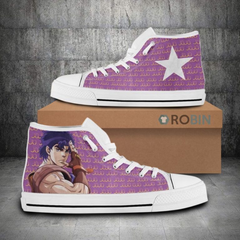 Jonathan Joestar JoJo’s Bizarre Adventure Anime Canvas High Top Shoes