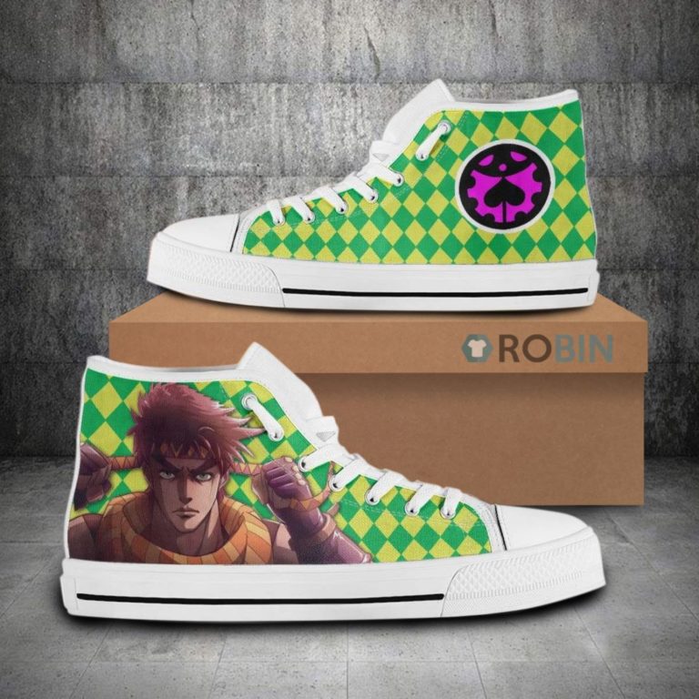Joseph Joestar JoJo’s Bizarre Adventure Anime Canvas High Top Shoes