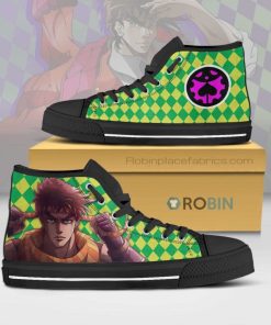 Joseph Joestar JoJo’s Bizarre Adventure Anime Canvas High Top Shoes