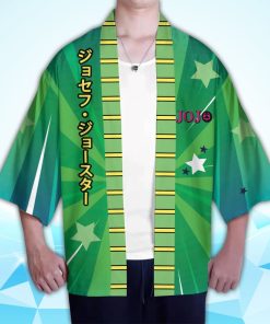 Joseph Joestar JoJo’s Bizarre Adventure All Over Print Kimono