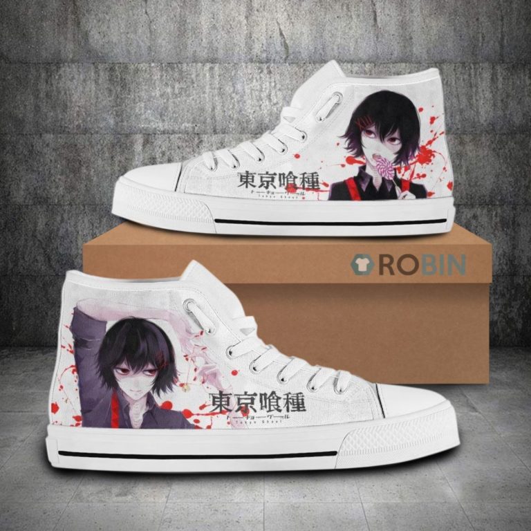 Juuzou Tokyo Ghoul Anime High Top Canvas Shoes