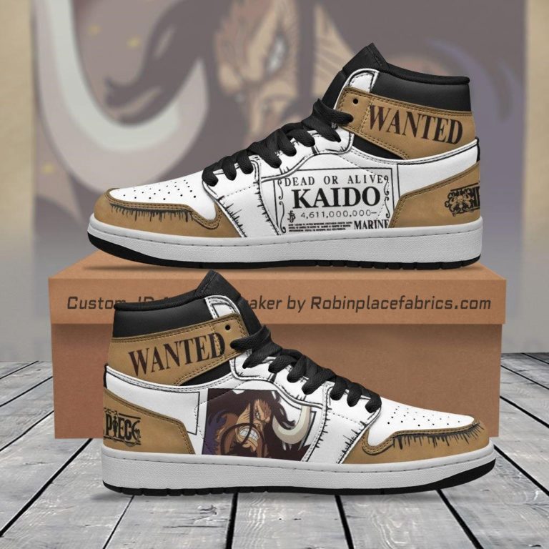Kaido Wanted JD Sneakers Custom One Piece Anime Shoes